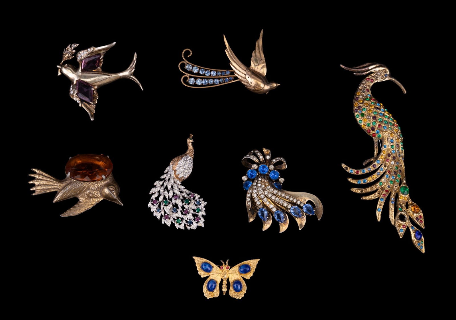Sterling Eisenberg, Bird and Antique Brooches (1 of 16)