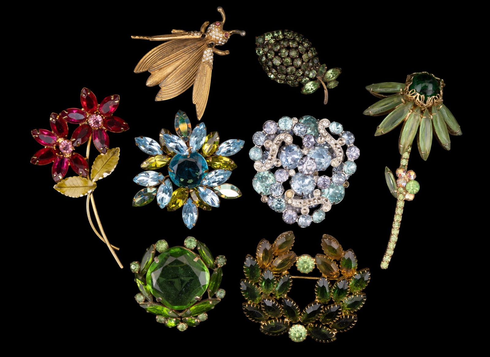 Vintage Estate Brooches w/Hattie Carnegie (1 of 10)