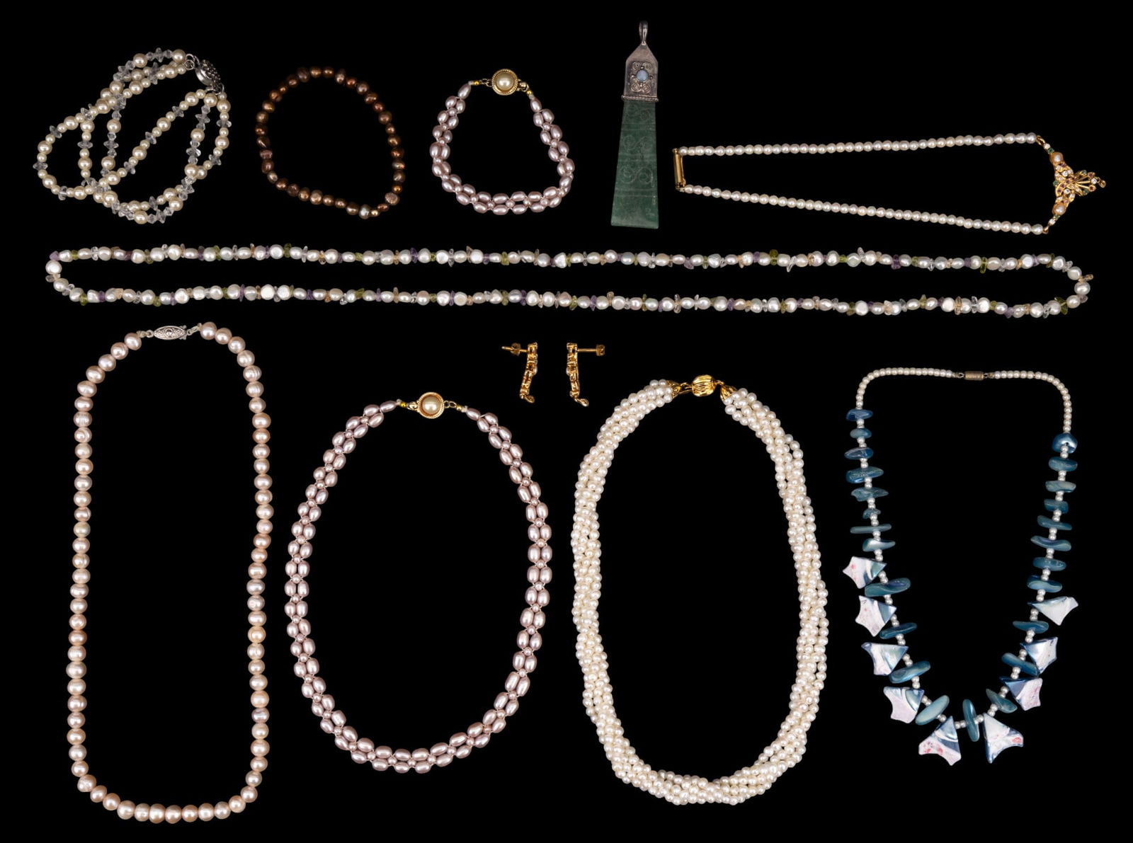 Vintage Pearl Jewelry and Sajen Pendant (1 of 15)