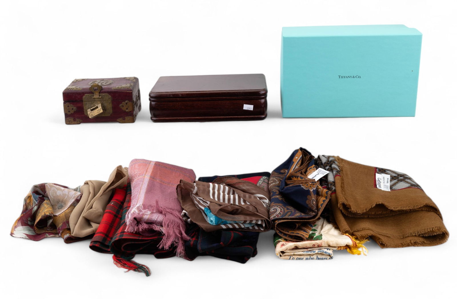 Vintage Designer Scarves and Jewelry Boxes (1 of 12)