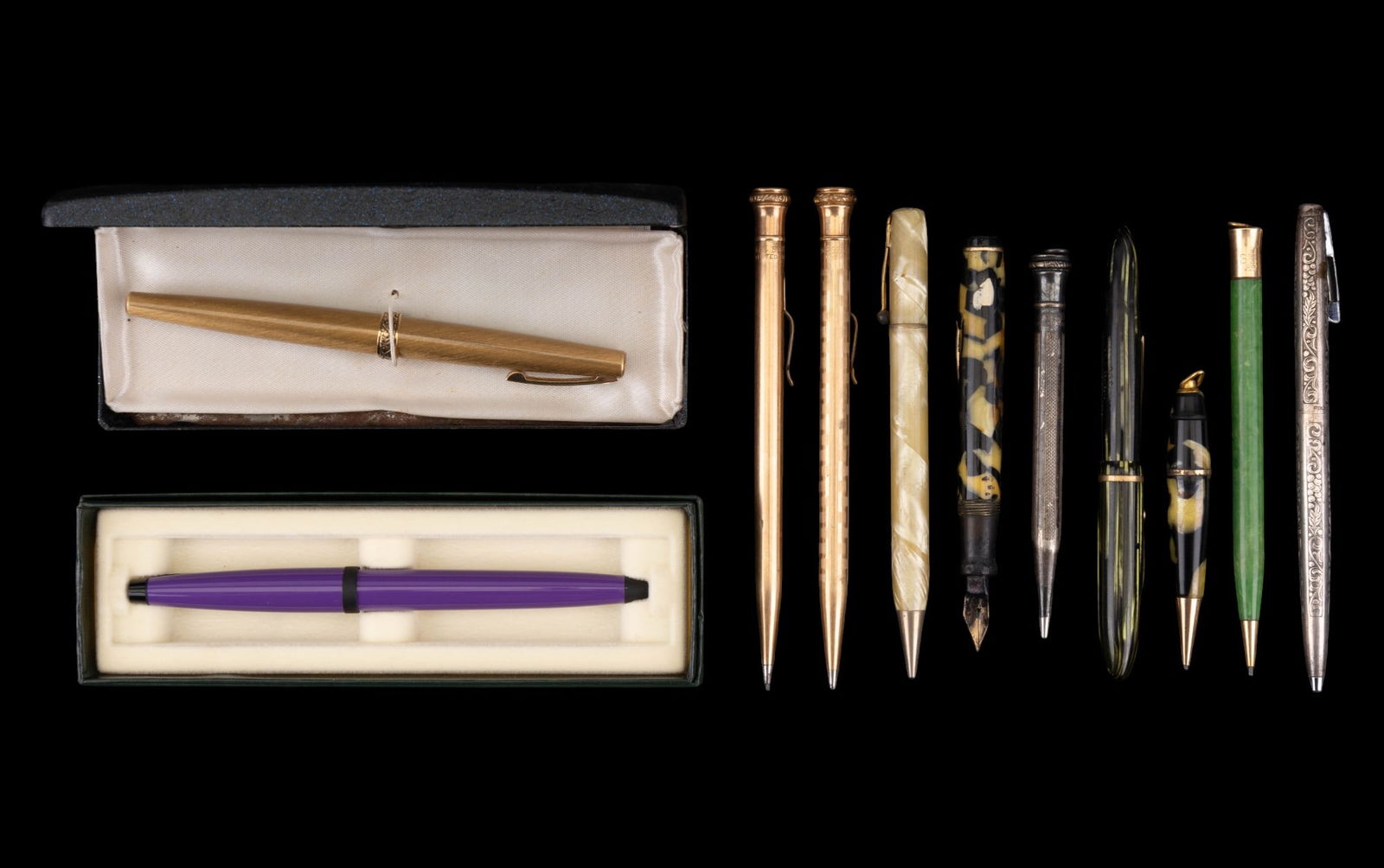 Vintage Pens and Pencils (11) w/ Cross, Others (1 of 9)