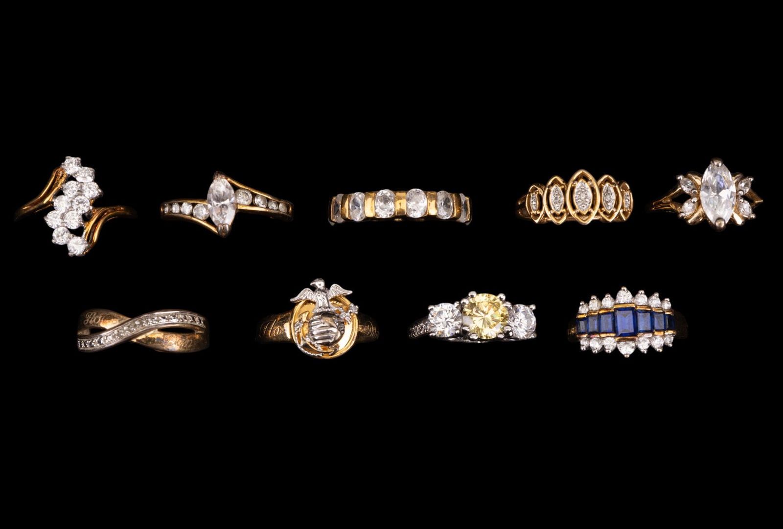 Unisex 925 and Costume Rings (1 of 15)