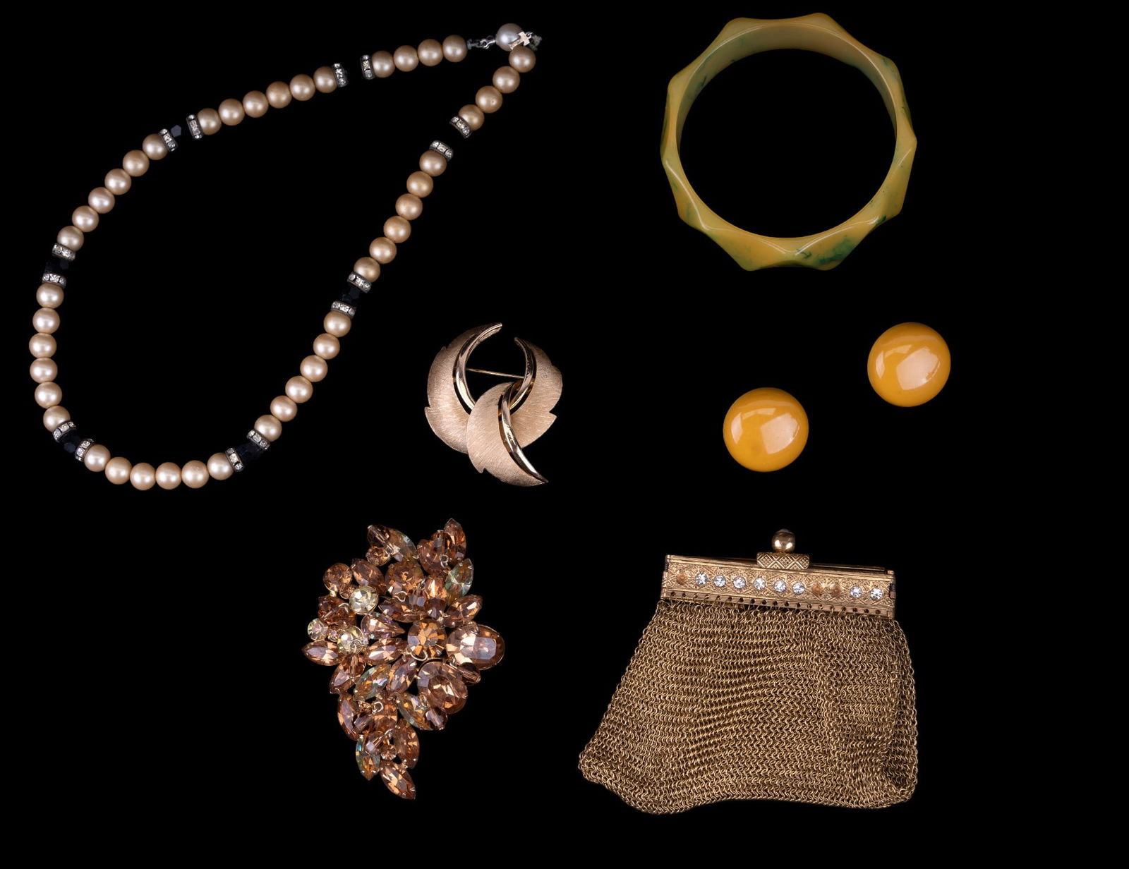 Trifari, Kramer, and Bakelite Jewelry (1 of 8)