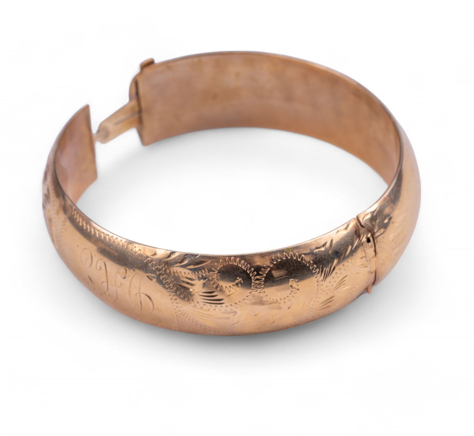 14K Gold Bangle Bracelet (1 of 6)