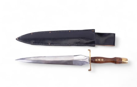 Arkansas Toothpick Style Dagger and Sheath