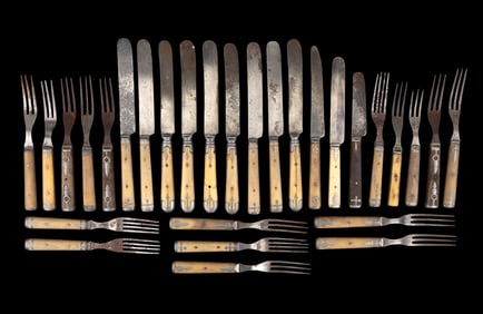 Antique Meriden Cutlery Co. & Other Flatware (29)