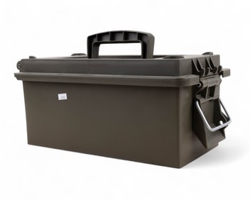 Green Ammo Box w/ 7.62x39mm TulAmmo Cartridges