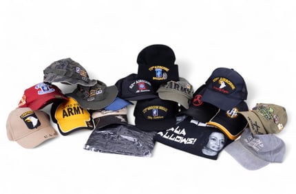 US Army Airborne and Vietnam Veteran Baseball Hats