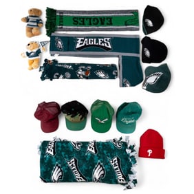 Vintage Philadelphia Eagles Hats and Scarves