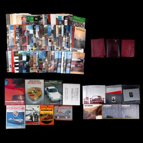 Porsche Panorama and 911 Owner's Manuals, Mags