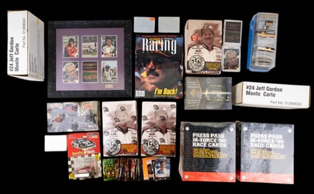 Vintage NASCAR Racing Cards, Jeff Gordon, & More