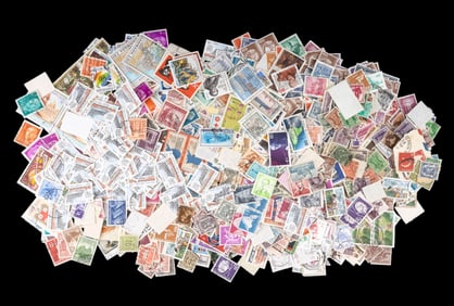 Vintage International Circulated Stamps