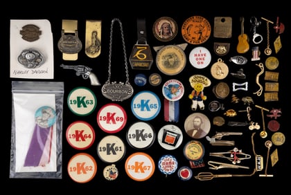 Vintage Roy Rogers & Other Pins, Clips, & More