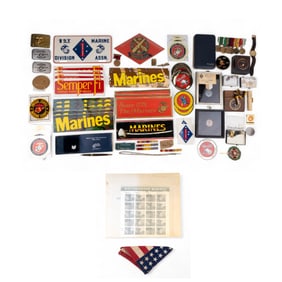 U.S. Marine Corps Medallions, Belt Buckles, & More