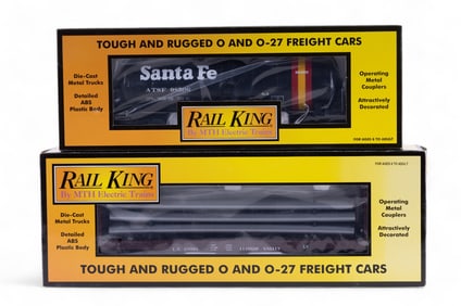 MTH Sante Fe & Lehigh Valley Cars