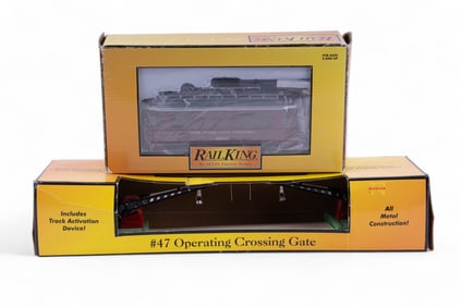 MTH NYC Transit Trolley and Crossing Gates