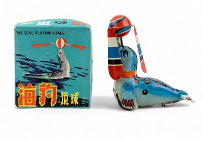 Tin Wind Up "The Seal Playing a Ball"