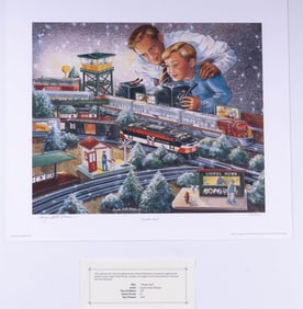 Signed Angela Trotta Thomas Lionel Poster