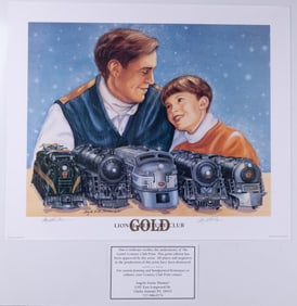 Signed Angela Trotta Thomas Lionel Poster