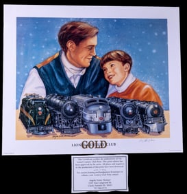 Signed Angela Trotta Thomas Lionel Poster