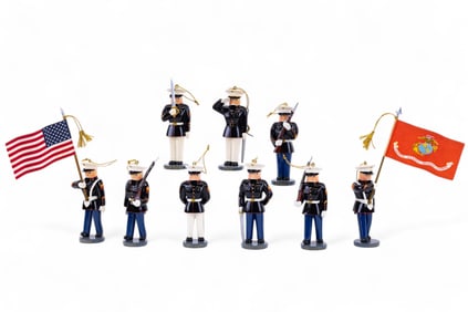 US Marine Corps Nutcracker Ornaments (9)