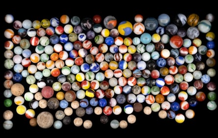 Glass, Clay, and Agate Marble Collection (200+)