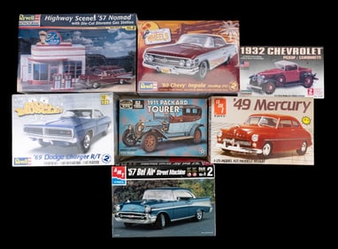 Unassembled Toy Model Car Kits (7)