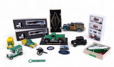 Vintage Collectible Toy and Model Cars (16 pcs)