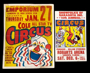 Vintage Letterpress Circus Posters (2)