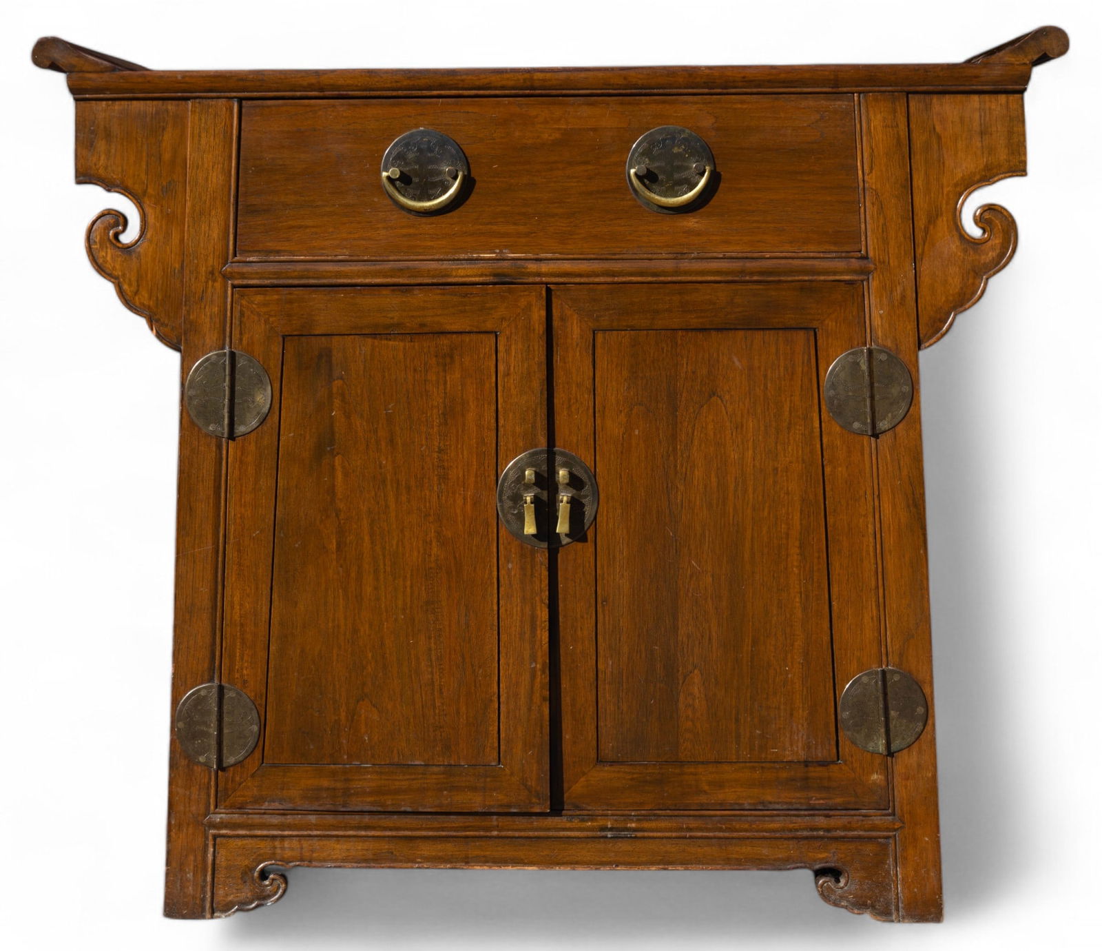 Ornate Teak Wood Chinese Server (1 of 12)