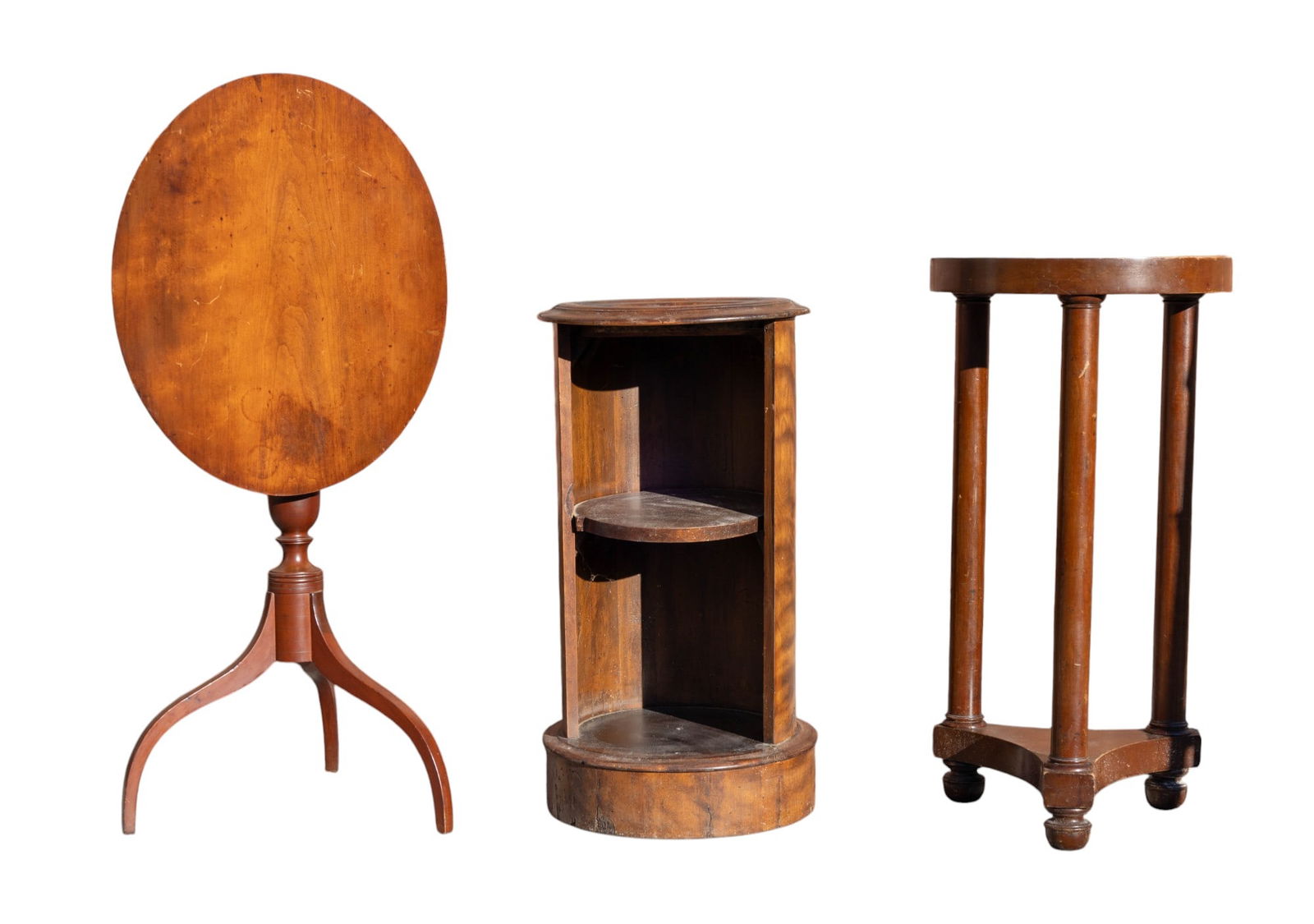 Regency Style Plant Stand, Marble Top & Tilt Top (1 of 6)