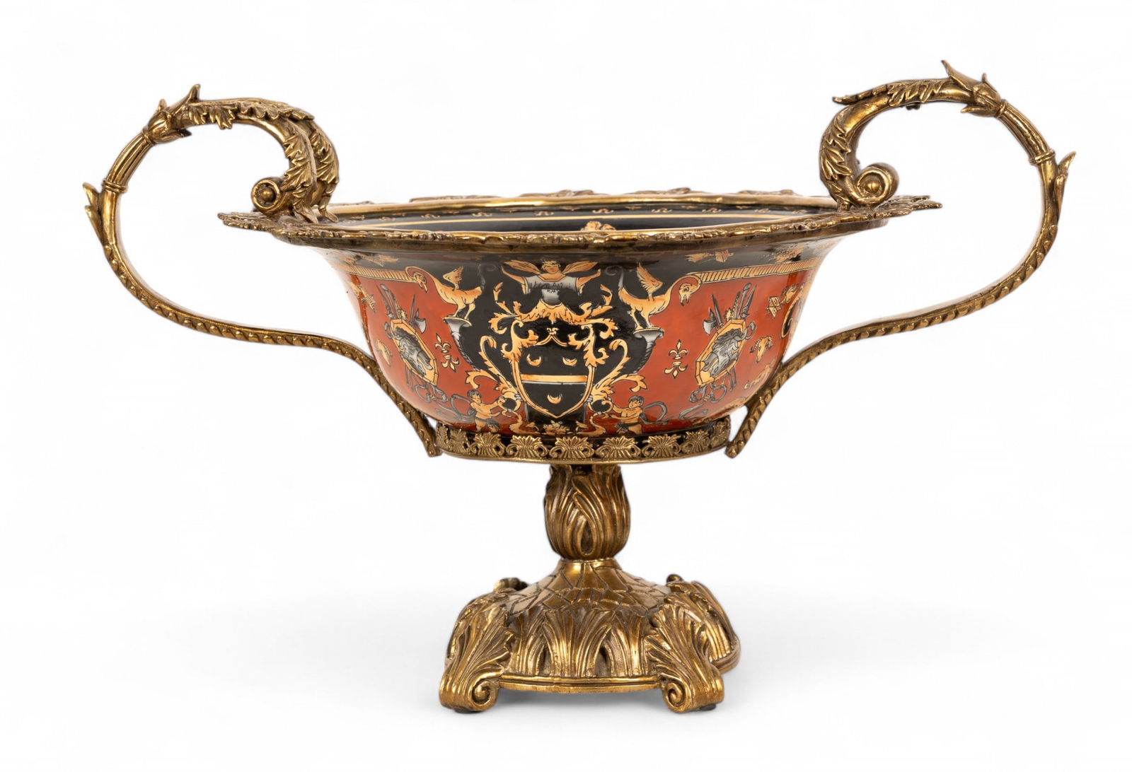 Mounted Faience Porcelain Centerpiece (1 of 11)