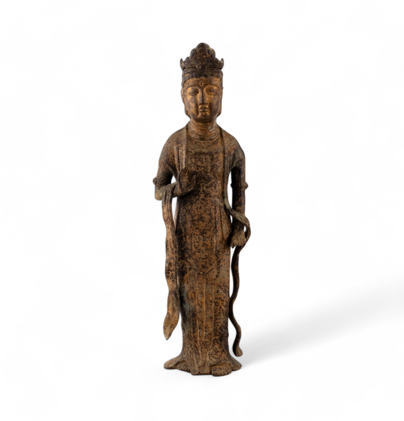 Vintage Iron Guanyin Statue (1 of 8)