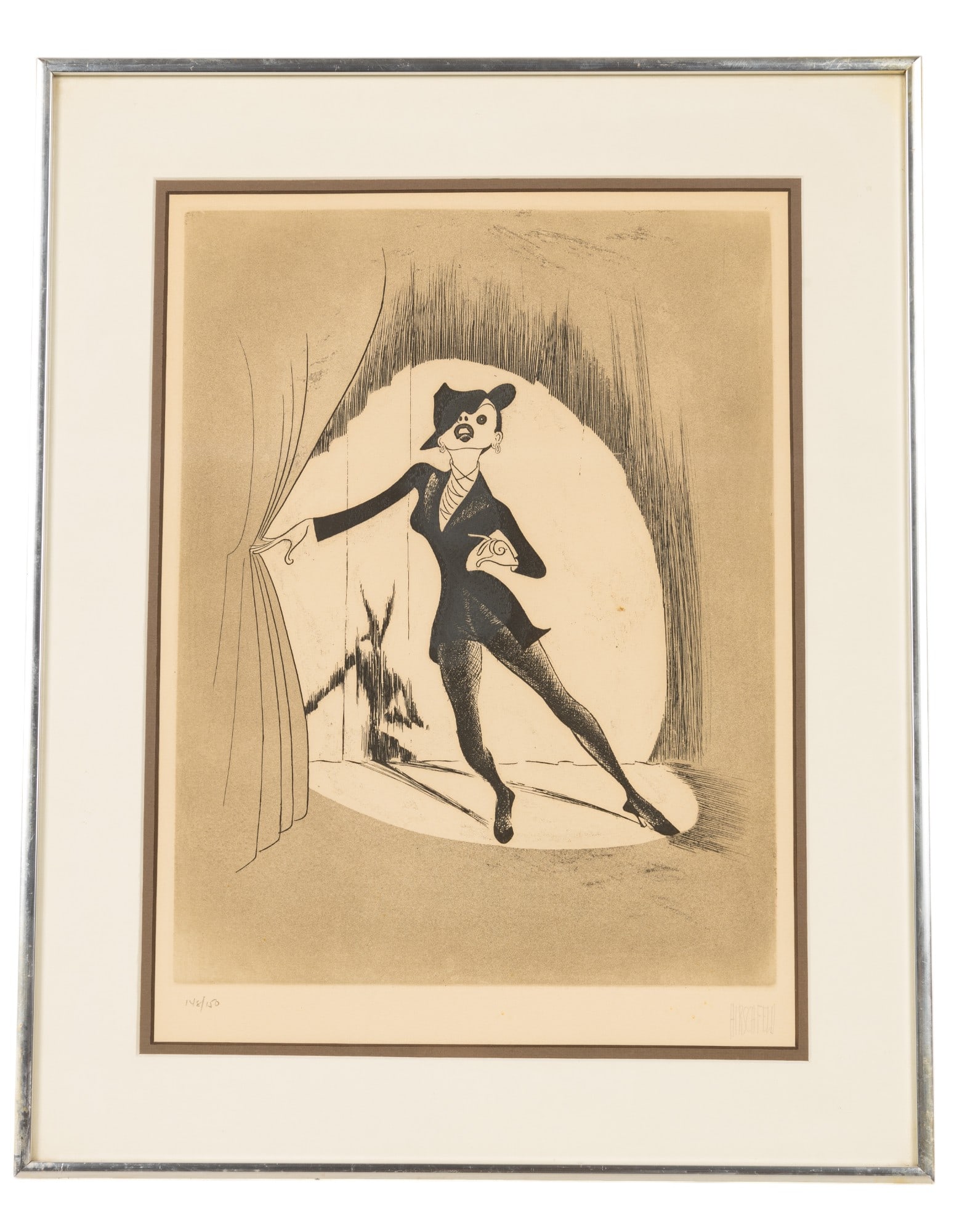 Al Hirschfeld (AM 1903-2003) Judy Garland Etching (1 of 9)