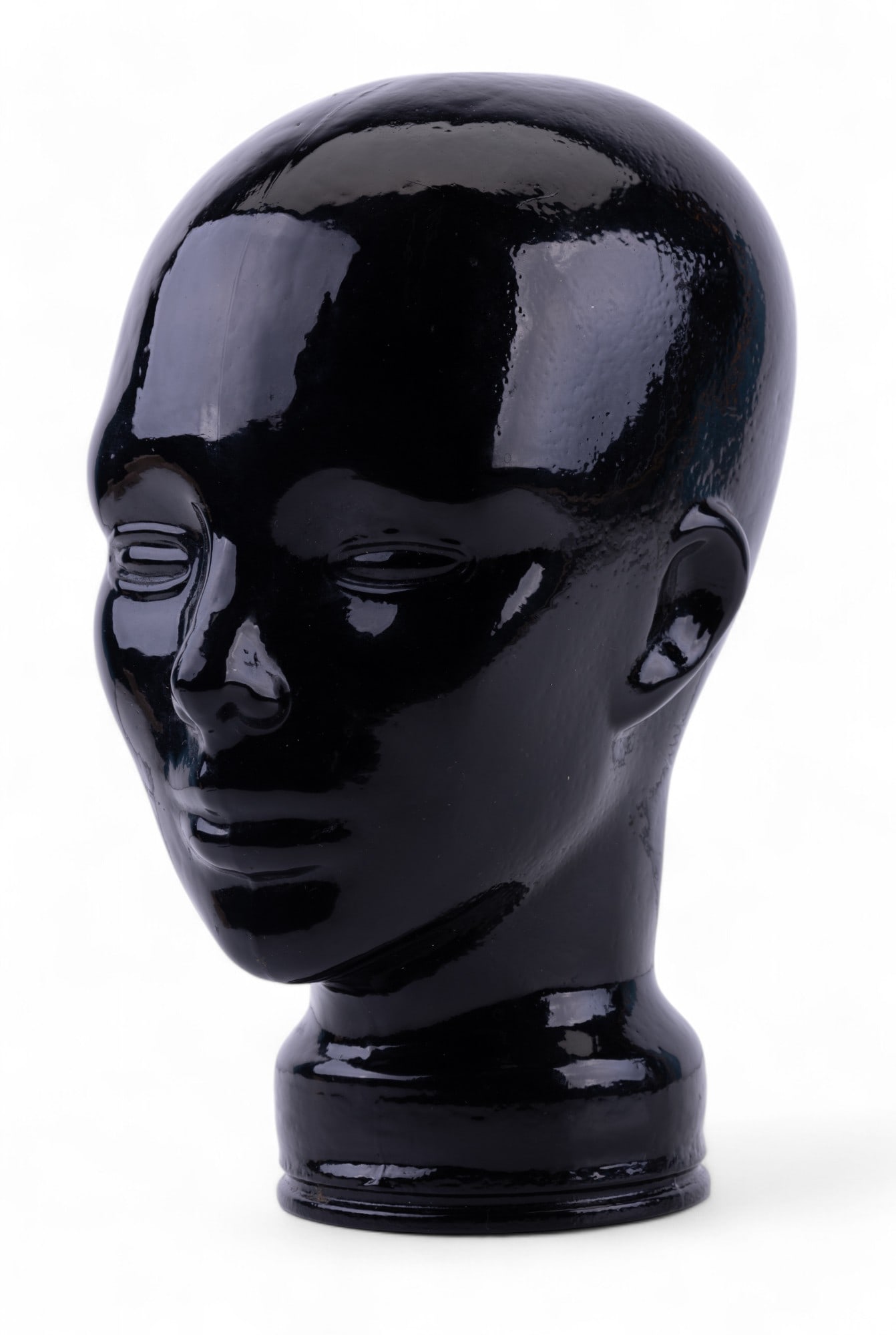 Modern Black Glass Head (1 of 6)