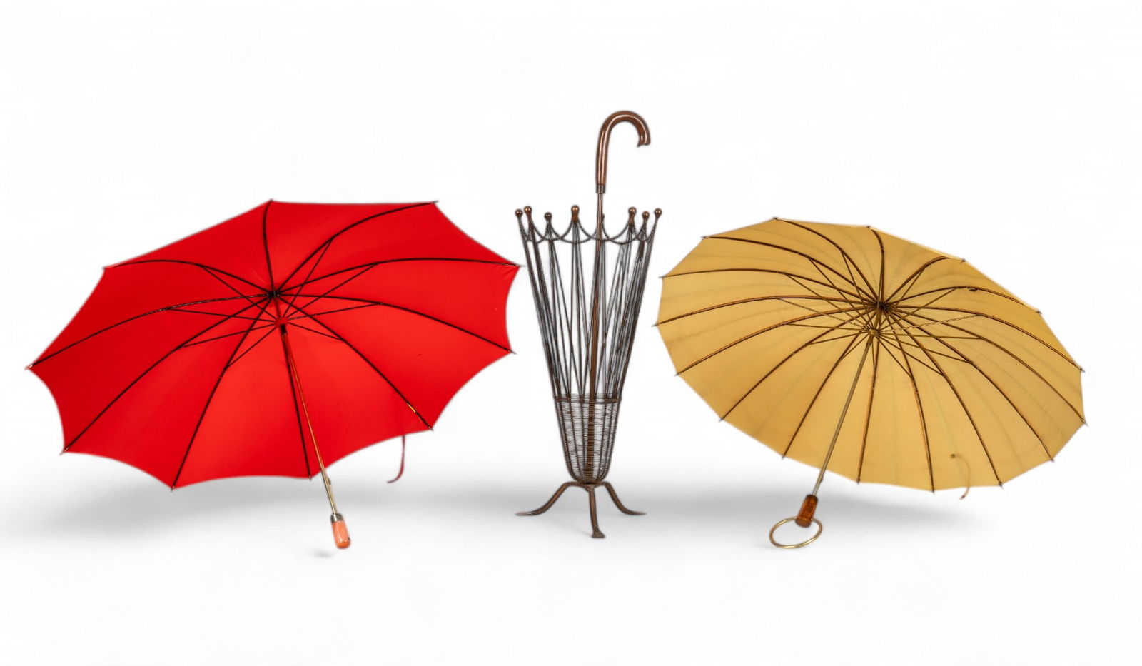 Bronzed Coated Iron Work Umbrella Stand (1 of 6)