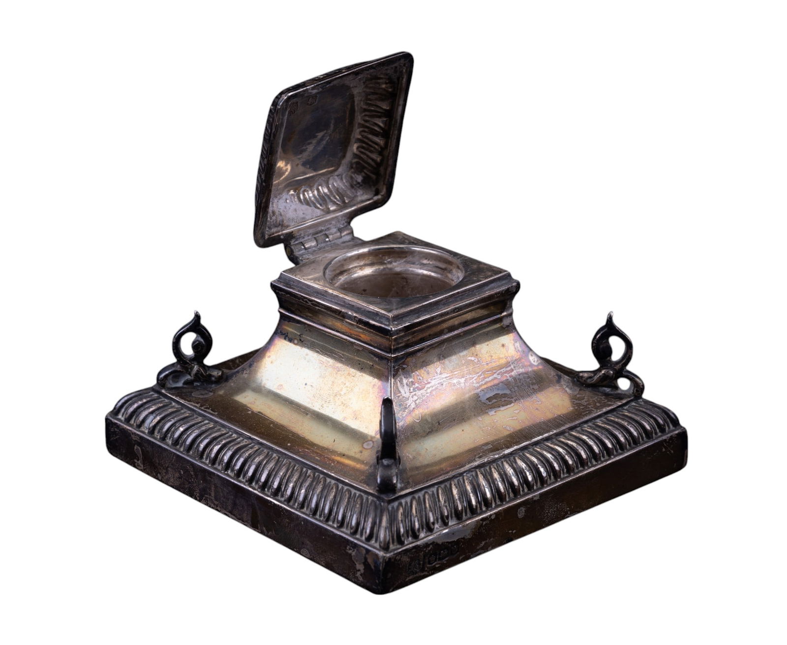 Sterling Silver Victorian Inkwell (1 of 9)
