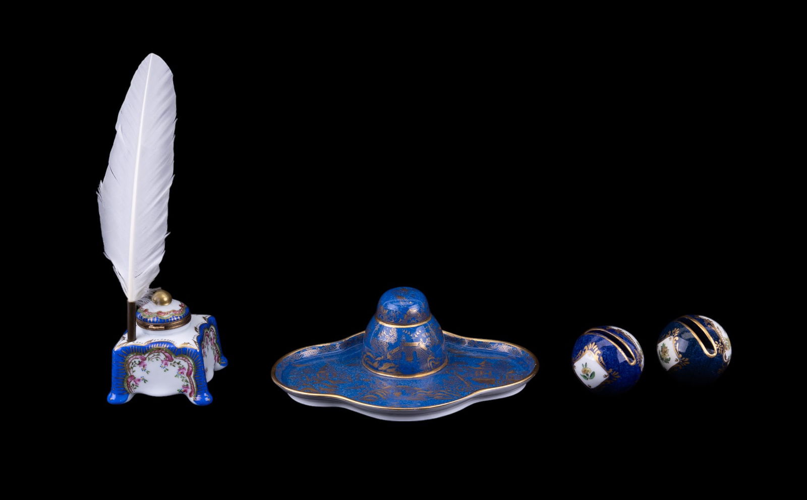 Crown Staffordshire, Limoges Inkwells (1 of 16)