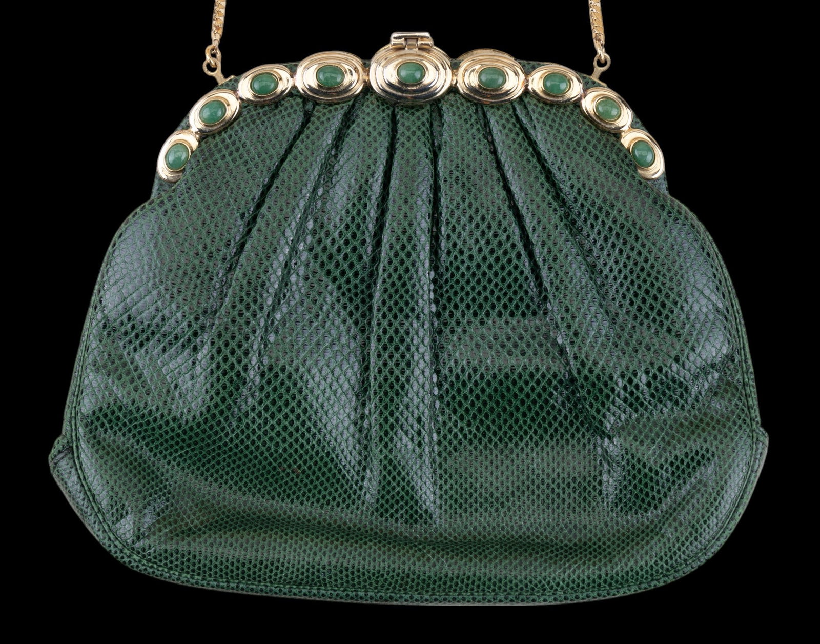 Judith Leiber Snakeskin Clutch Purse (1 of 6)