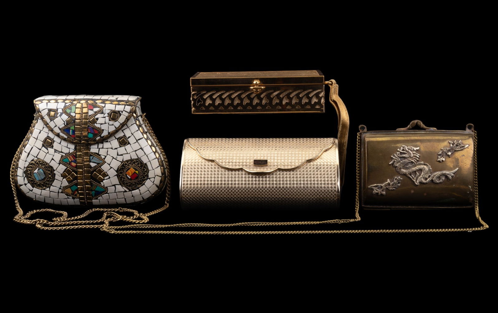 Mosaic Evening Clutch, Dragon Clutch, 2 Others (1 of 20)