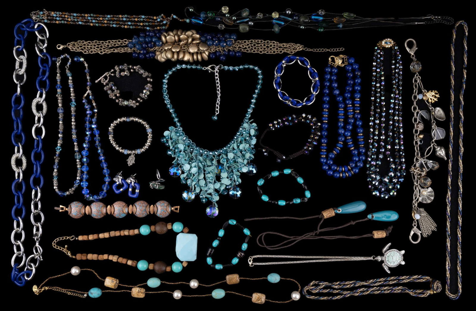 Bib, Beaded, & Blue Necklaces and Jewelry (1 of 20)