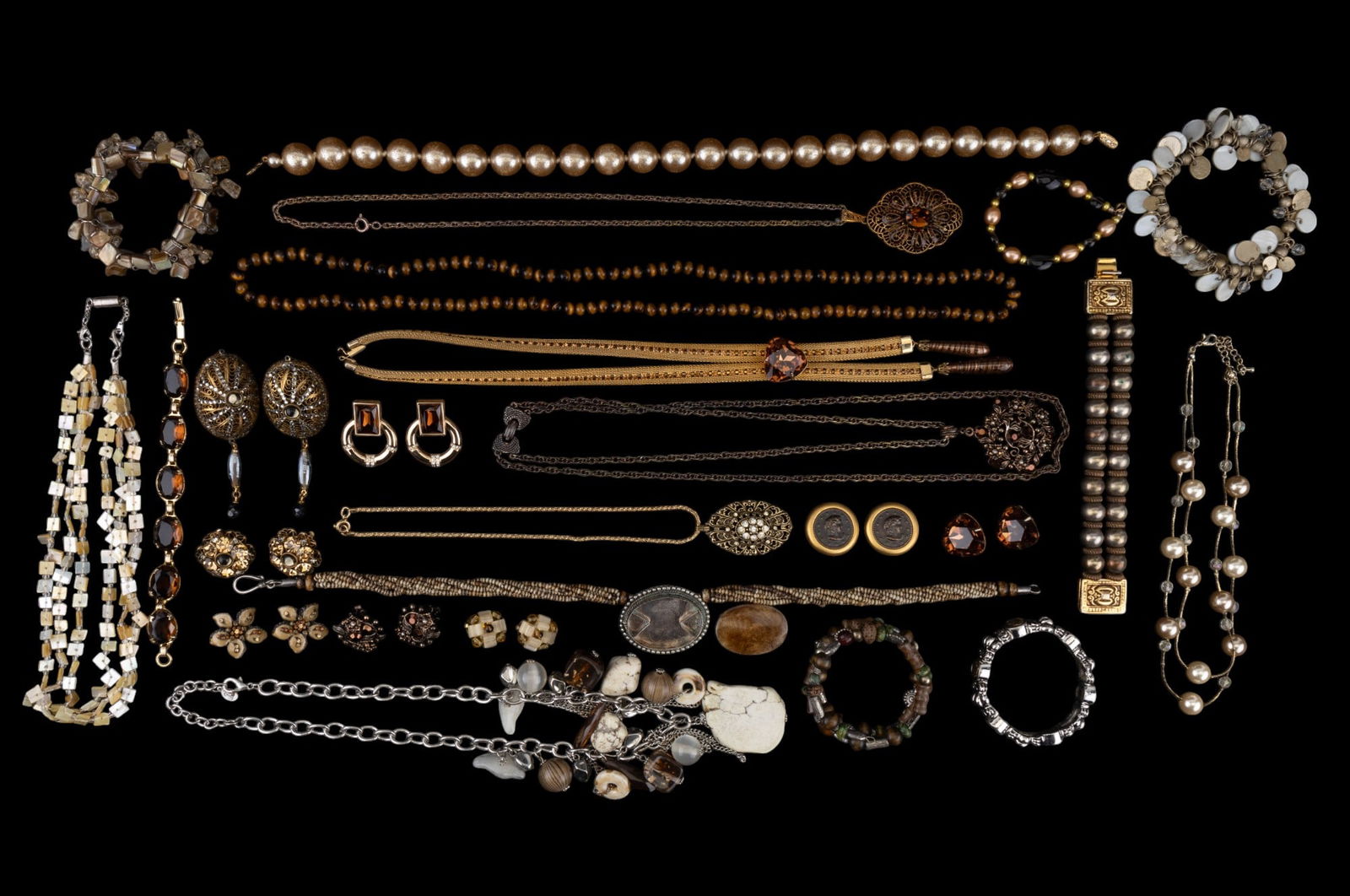 Ben-Amun, DS Co., & Other Amber-Colored Jewelry (1 of 18)