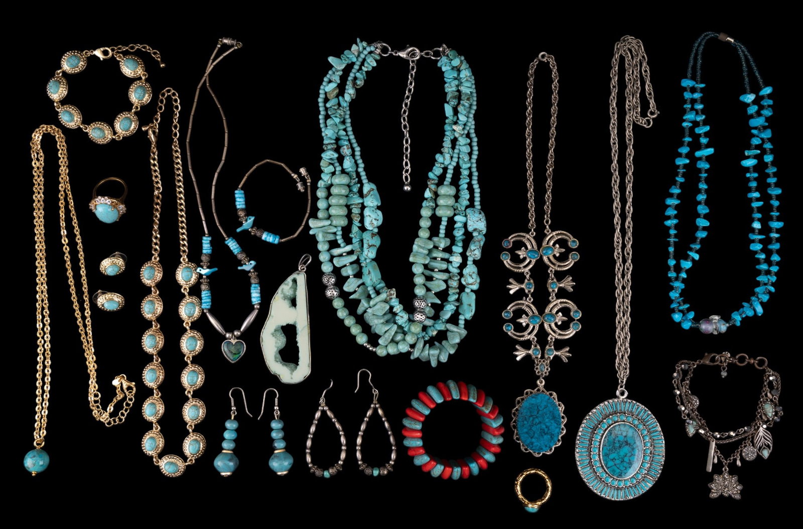 Blue Howlite and Other Jewelry Collection (1 of 15)