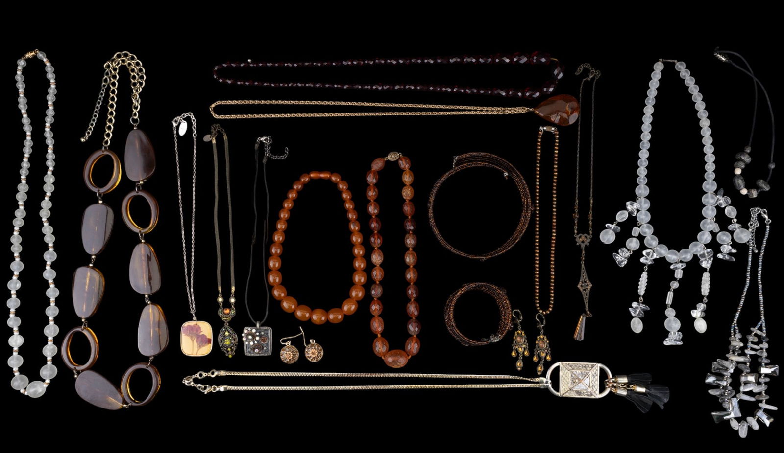 Amber Necklaces, Other Beaded Necklaces, & More (1 of 15)