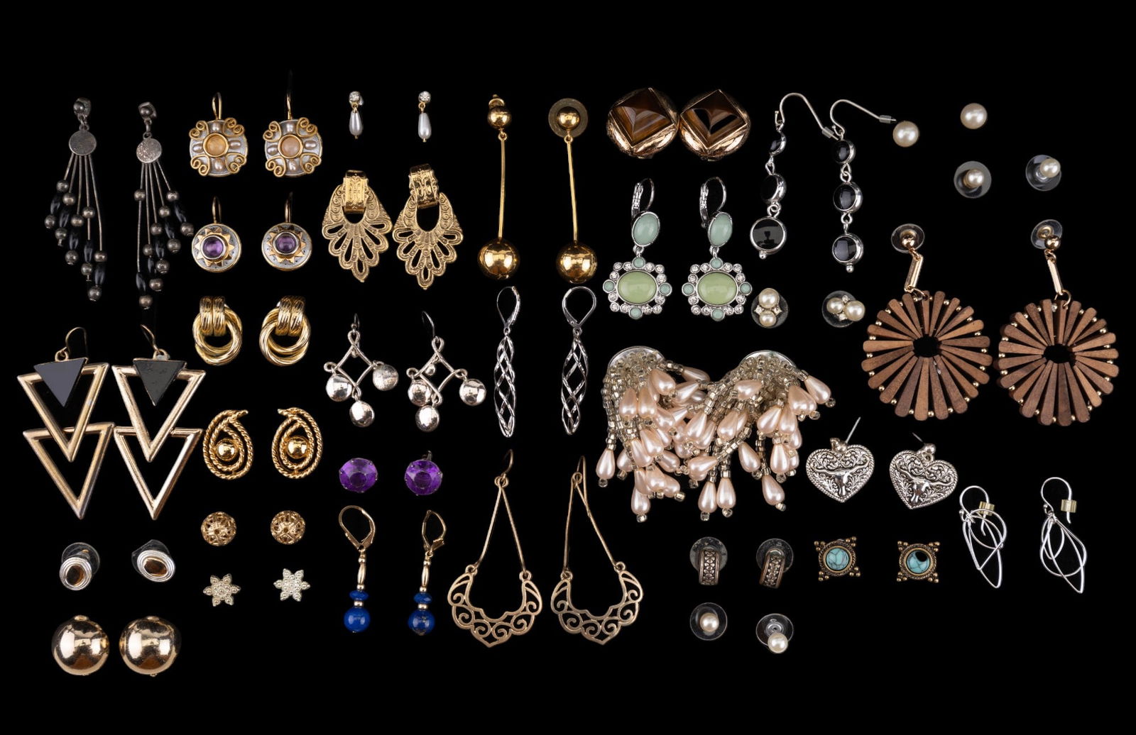 Trifari, Sterling, Monet, Golan, & More Earrings (1 of 9)