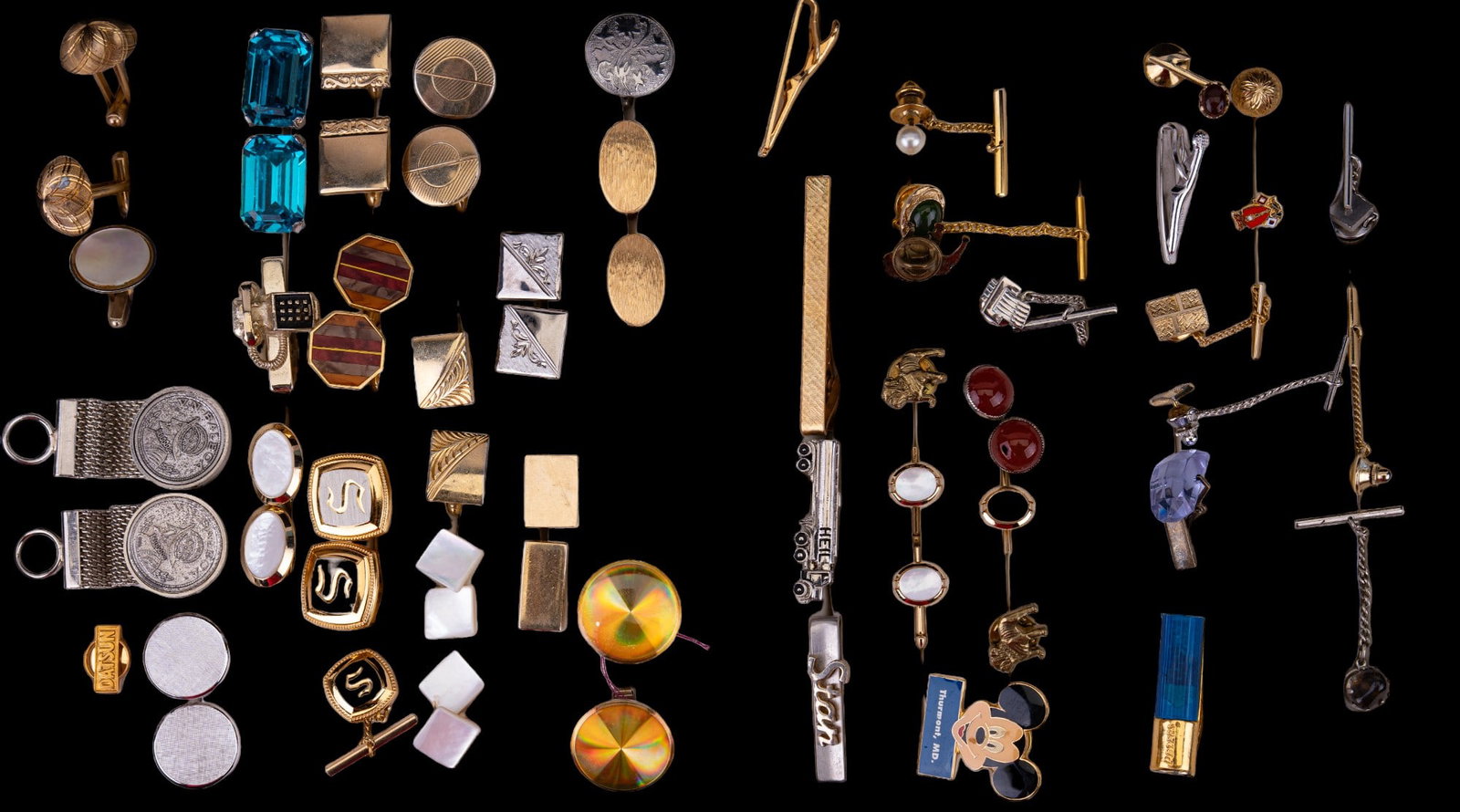 Kremetz Men's Tie Clips & Cufflink Collection (1 of 3)