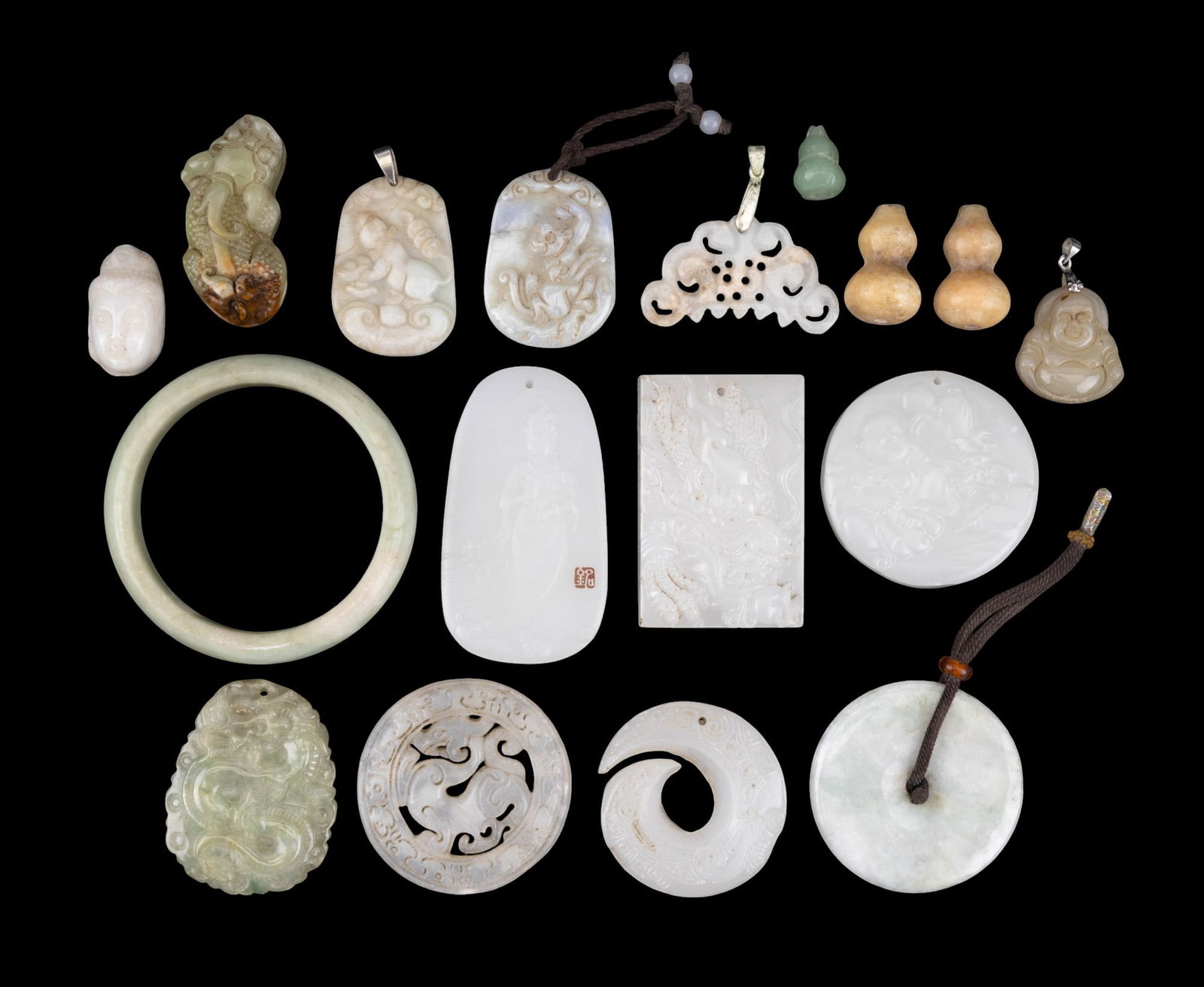 Guanyin, Budai, Pixiu, Dragon & More Hardstone (1 of 16)