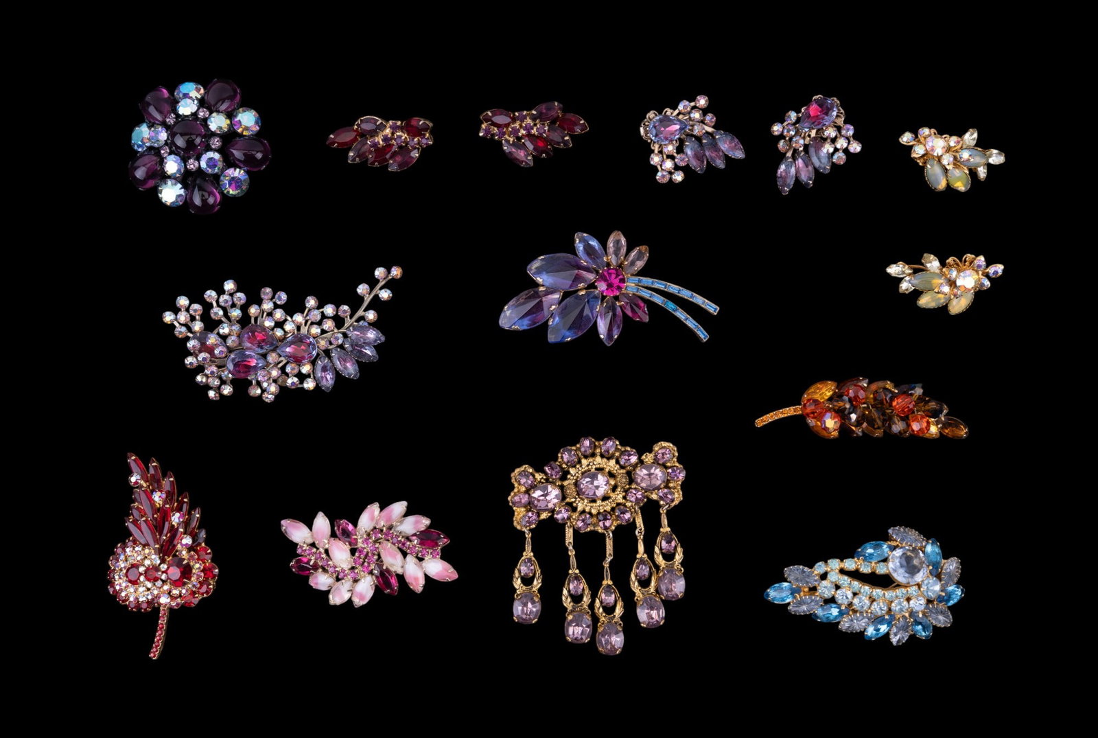 Rhinestone Brooch Collection (1 of 11)