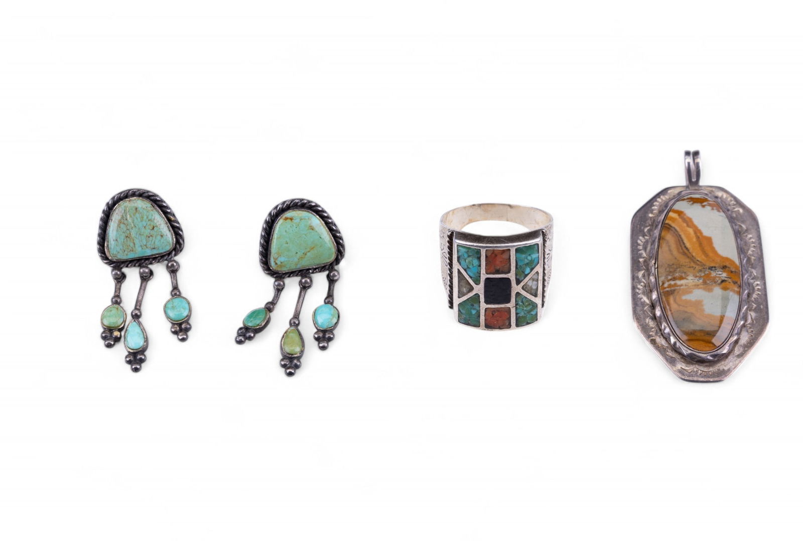 Vintage Native American Sterling Jewelry (1 of 7)