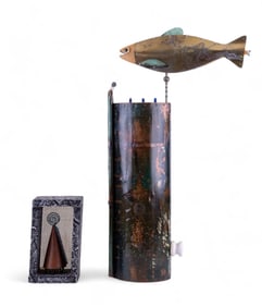 Modern Whimsical Folk Art Sculptures (2)